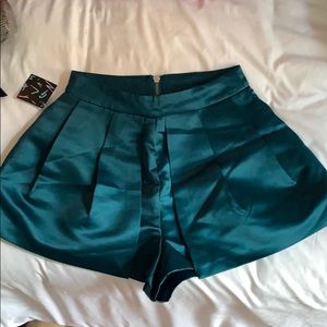satin shorts